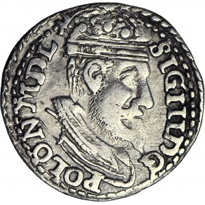 RR-, Sigismund III Vasa, Trojak 1600, Olkusz, no R, Iger does not note