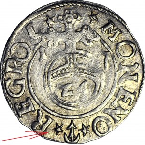 R-, Zygmunt III Waza Półtorak 1617, Sas bez tarczy, rzadki