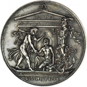 Śląsk, Medal Wrocław 1874, srebro 41mm, 100-lecie Instytutu Pomocy w Rozwoju Handlu