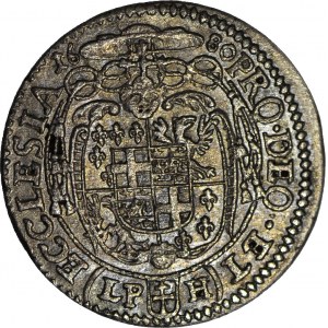 R-, Śląsk, Księstwo Nyskie, Fryderyk Heski, 6 krajcarów 1680, Nysa, wąskie popiersie