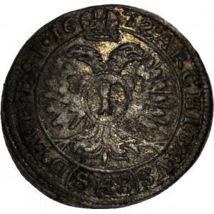 R-, Śląsk, Leopold I, 1 krajcar 1672 SHS, Wrocław