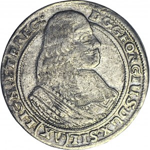 Śląsk, Jerzy III Brzeski, 15 krajcarów 1661 EW, Brzeg