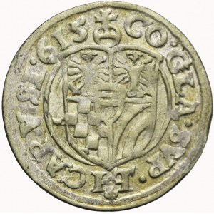 Śląsk, Księstwo Oleśnickie, Karol II, 3 krajcary 1615, Oleśnica, ładne