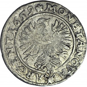 RRR-, Śląsk, Jerzy III Brzeski, 3 krajcary 1659, Brzeg, nienotowany!
