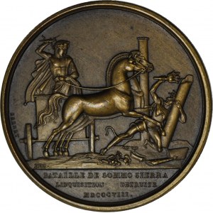 Medal 1808r. bitwa pod Somosierrą. Chwała oręża polskiego.