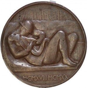 Medal 1920r Poległym Cześć autorstwa Mieczysława Lubelskiego