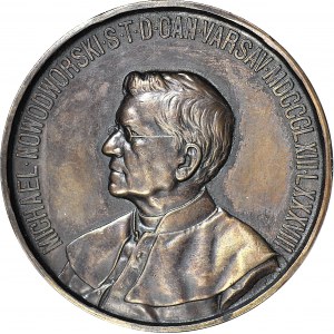 Medal 1888, biskup Michał Nowodworski, medal Ignacego Łopieńskiego.