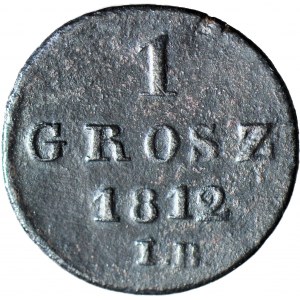 Księstwo Warszawskie, 1 Grosz 1812 IB