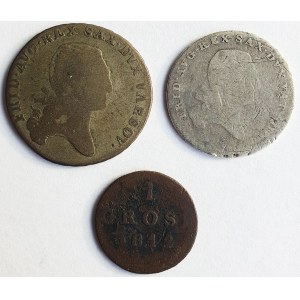 Księstwo Warszawskie, Zestaw trzech monet
