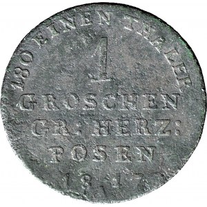 R-, Wielkie Księstwo Poznańskie, Grosz 1817A