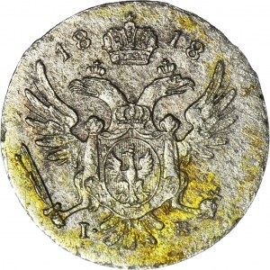 Królestwo Polskie, 5 groszy 1818, piękne detale