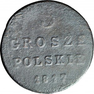 Królestwo Polskie, 3 grosze 1817 IB