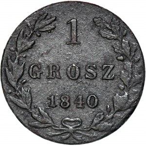 Królestwo Polskie, 1 grosz 1840