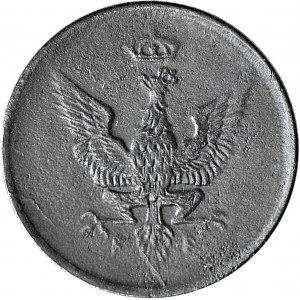 R-, Königreich Polen, 1 Fenig 1918 FF, Stempel 1917 selten R3
