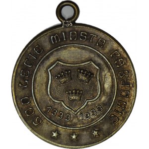 Medal z uszkiem, 600-lecie miasta Pabianic 1933 rok