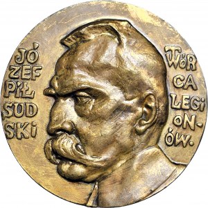 Medal 1917 aresztowanie Józefa Piłsudskiego, autorstwa Konstantego Laszczki