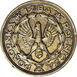 Medal złocony nagrodowy 1926 r. Pomorska Izba Rolnicza rzadki RR!
