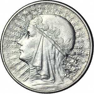 10 złotych 1932, Głowa, Londyn, piękna