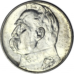 10 złotych 1935, Piłsudski, menniczy