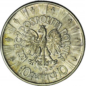 10 złotych 1935, Piłsudski