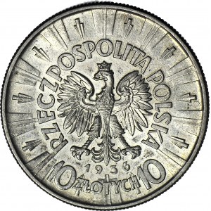 10 złotych 1936, Piłsudski, menniczy