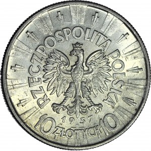 10 złotych 1937, Piłsudski, menniczy