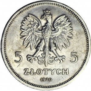 5 złotych 1930, Sztandar, piękny