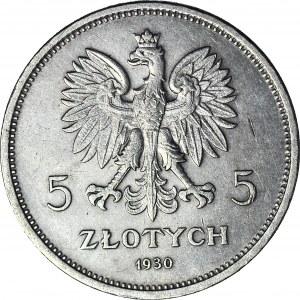 5 złotych 1930, Sztandar, ładny