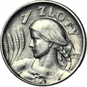 1 złoty 1925 Żniwiarka (Londyn), piękny