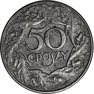 50 groszy 1938 NIENIKLOWANE, rzadkie