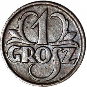 1 grosze 1928, okołomenniczy