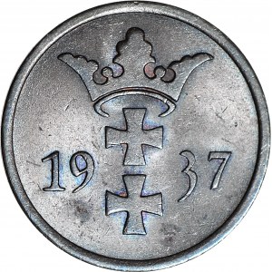 Free City of Gdansk, 2 fenigs 1937, minted
