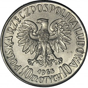 10 złotych 1965, 10 złotych 1965 VII Wieków Warszawy, próba MN