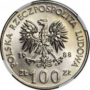100 złotych 1988, Powstanie Wielkopolskie, mennicze