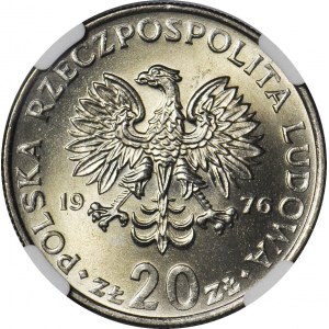 20 złotych 1976, Nowotko, bez znaku, menniczy