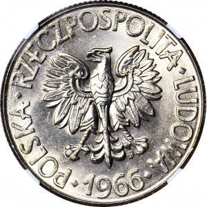 10 złotych 1966 T. Kościuszko, najniższy nakład, menniczy