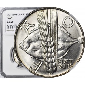 10 złotych 1971, FAO, mennicze