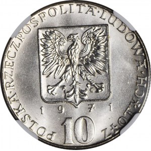 10 złotych 1971, FAO, mennicze