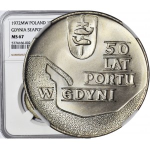 10 złotych 1972, Port w Gdyni, mennicza