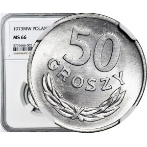 50 groszy 1975, mennicze