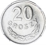 R-, 20 groszy 1957, SZEROKA DATA, POSZUKIWANA,