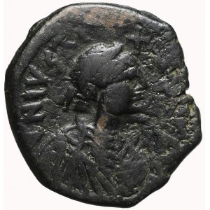 Bizancjum, Justyn I (518-527), Follis, Nicomedia