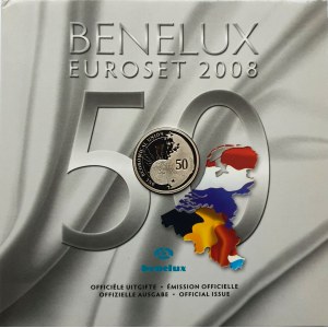 Benelux (Belgia, Holandia Luksemburg), Zestaw monet Euro 2008