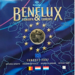 Benelux (Belgia, Holandia Luksemburg), Zestaw monet Euro 2007