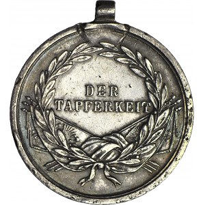 Austria, Medal za odwagę, Franciszek Józef I 1848-1916, srebro II klasa, J. Tautenhayn