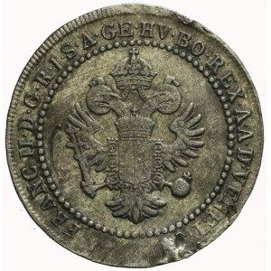 Austria, Franciszek II, 1/2 lira Veneta 1802, rzadka