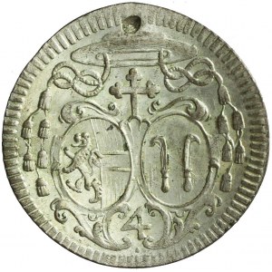 Austria, Salzburg, Andreas Jakob Graf Dietrichstein, 4 krajcary 1747, piękne