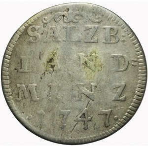 Austria, Salzburg, Andreas Jakob Graf Dietrichstein, 4 krajcary 1747
