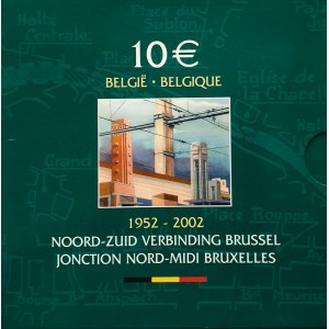 Belgia, 10 Euro 2002, Budowa skrzyżowania kolei w Brukseli