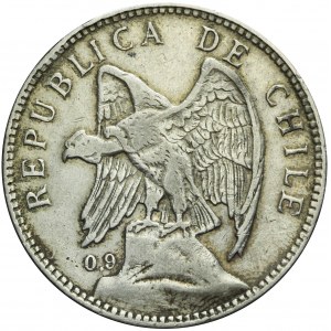 Chile, 1 peso 1910